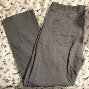 Classic Gray Men's Straight Jeans